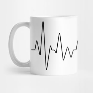 Gamer heartbeat t-shirt Mug